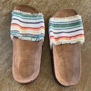 aeropostale Light Serape Cork slide-sandal